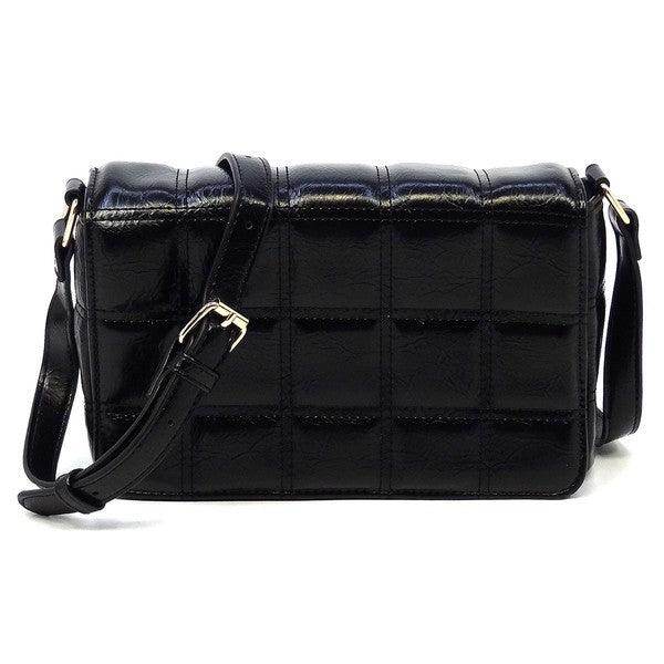 Fashion Quilted Crossbody Bag - VacationGrabs