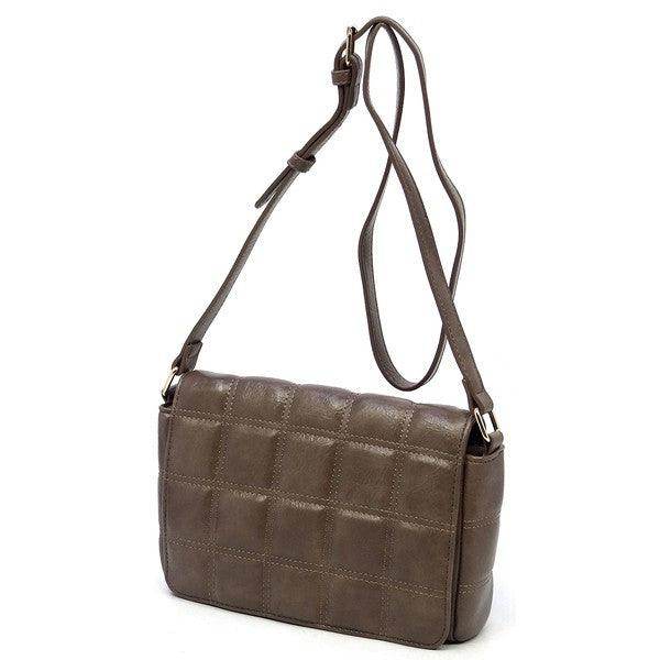 Fashion Quilted Crossbody Bag - VacationGrabs