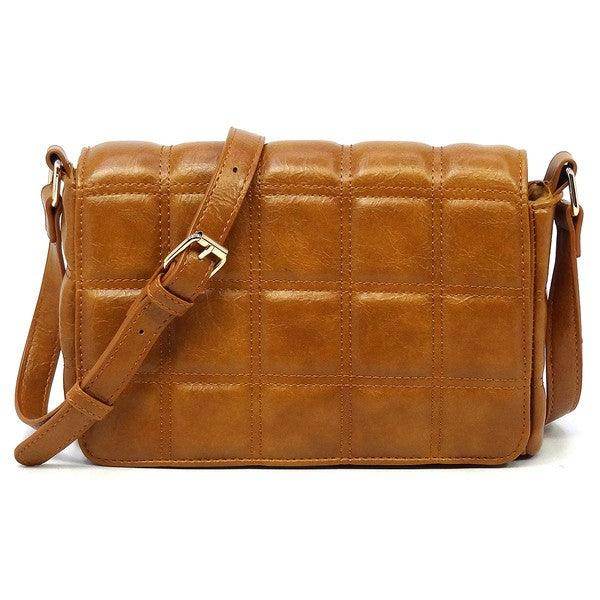 Fashion Quilted Crossbody Bag - VacationGrabs