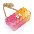 Quilt Embossed Multi Jelly Shoulder Bag - VacationGrabs