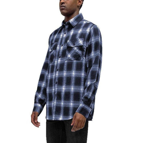Full Plaid Checkered Flannel Long Sleeve - VacationGrabs