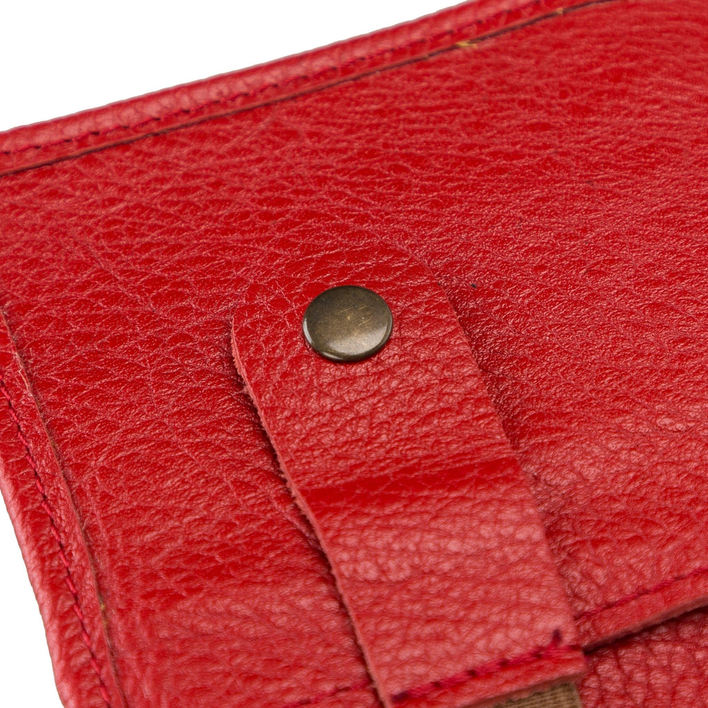Premium Leather Cable Organizer Travel Pouch