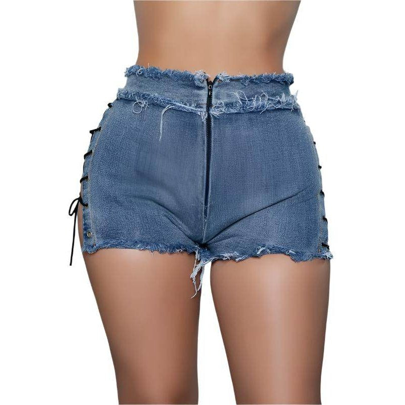 Womens Tie Me Up Shorts - VacationGrabs