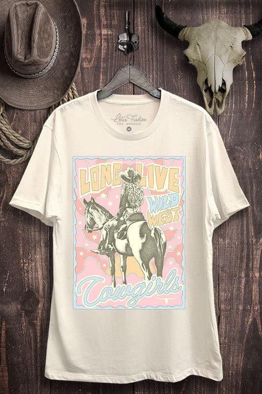 Women's Shirts - T-Shirts Long Live Cowgirls Graphic Tshirt