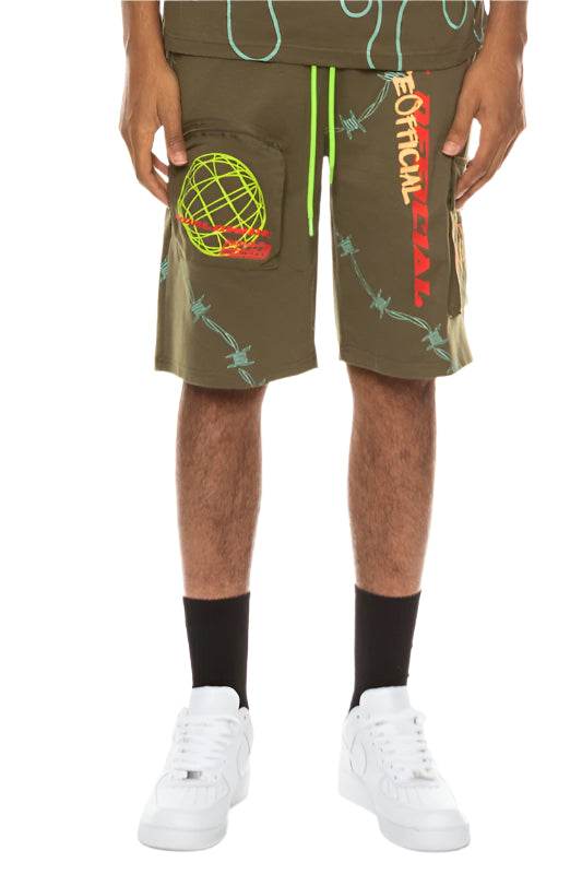 Hype Official Print Shorts - VacationGrabs