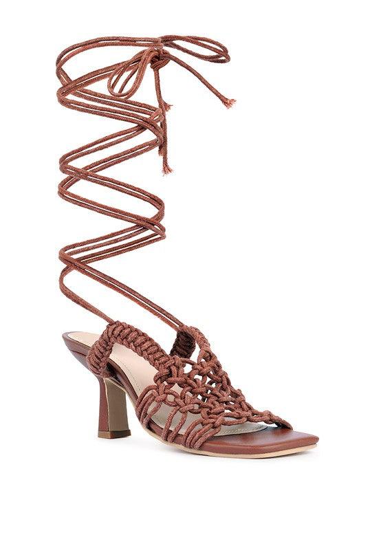 Women's Shoes - Sandals Women's Shoes Beroe Braided Handcrafted Lace Up Sandal