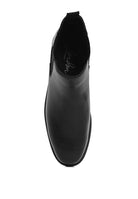 Fraser Men's Faux Leather Chelsea Boots - VacationGrabs
