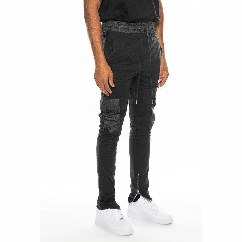Heathered Cotton Blend Joggers - VacationGrabs