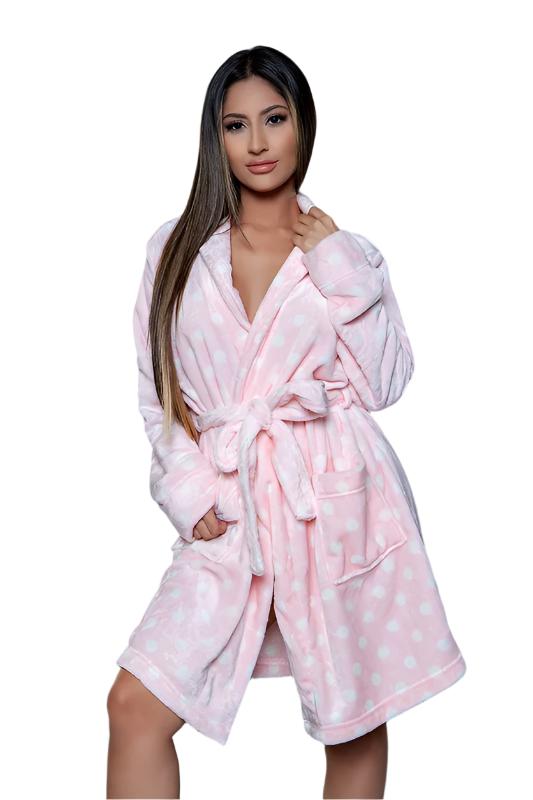 Women's Sleepwear/LoungewearSleepwear Womens Kaylee Robe Polka Dot - VacationGrabs