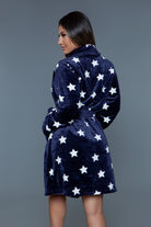 Women's Sleepwear/LoungewearKaylee Robe Star Print Womens Robe - VacationGrabs