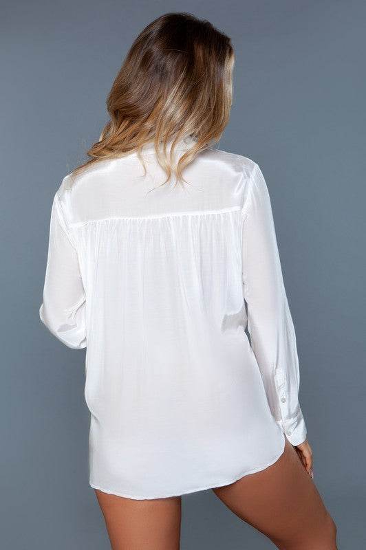 Mackenzie Sleepshirt Light Blue or White - VacationGrabs