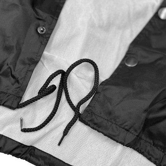 Mens Black Casual Windbreaker Jackets - VacationGrabs