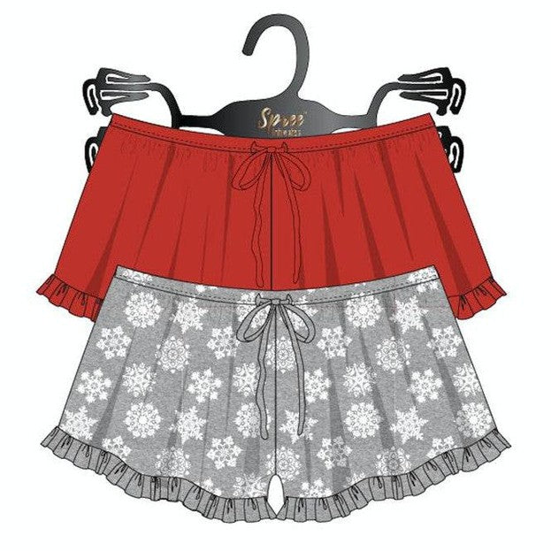 Ruffle Hem Shorts 2-Pack - VacationGrabs