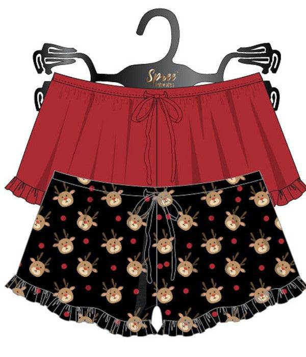 Ruffle Hem Shorts 2-Pack - VacationGrabs