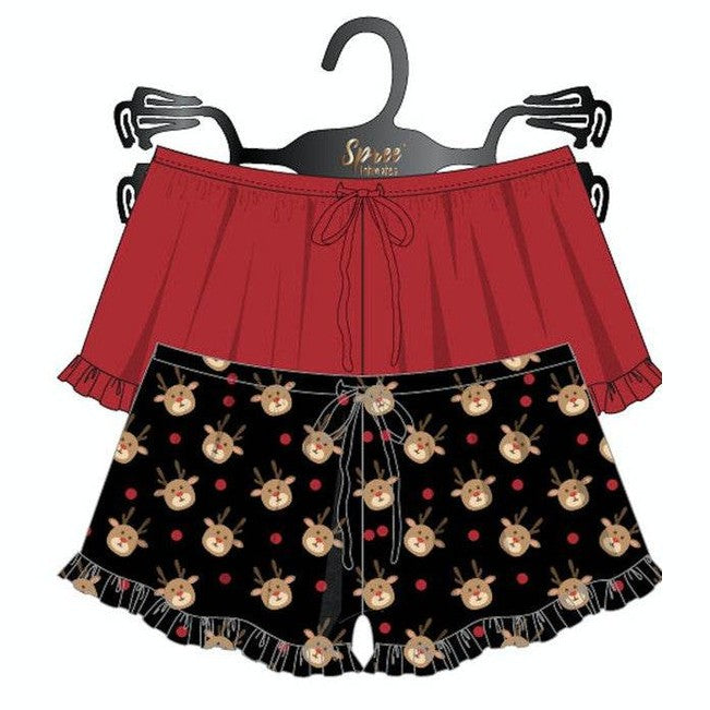 Ruffle Hem Shorts 2-Pack - VacationGrabs