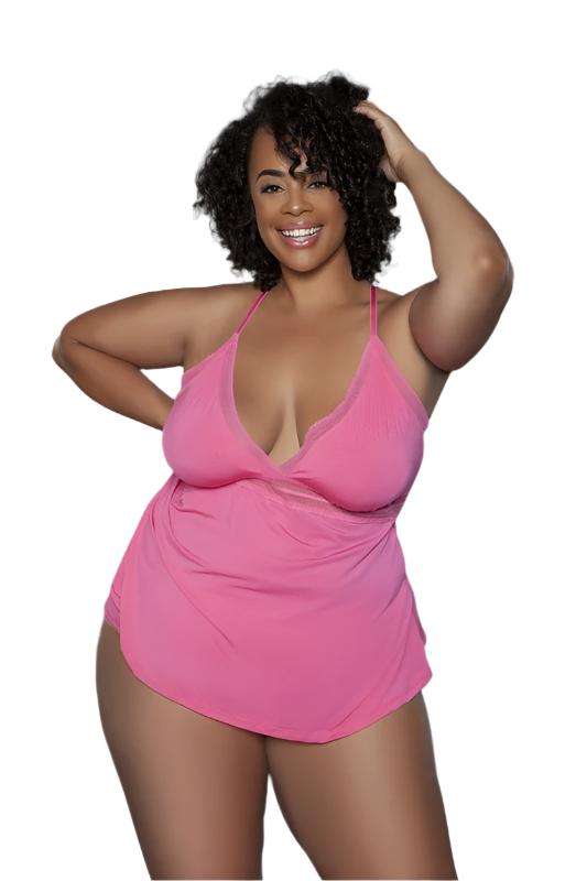 Women's Sleepwear/LoungewearWomen's Plus Size Piper Cami Set - VacationGrabs