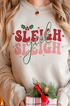 Women's Sweatshirts & HoodiesSLEIGH GIRL SLEIGH GRAPHIC SWEATSHIRT - VacationGrabs