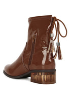 Women's Shoes - BootsCheer Leader Tassels Detail Ankle Boots - VacationGrabs