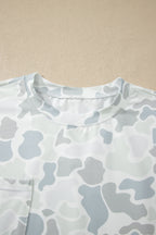 Camo Short Sleeve Tee & Drawstring Short Set