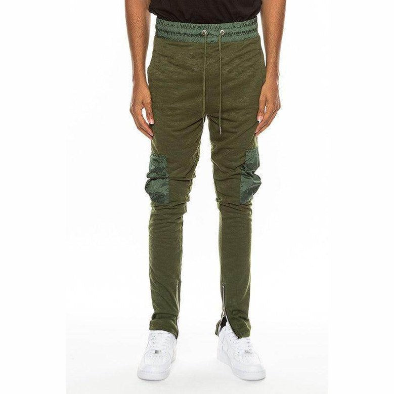 Heathered Cotton Blend Joggers - VacationGrabs