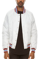 Mens Polyester Windbreaker Bomber Jacket - VacationGrabs