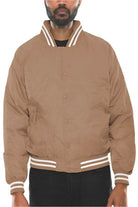 Mens Polyester Windbreaker Bomber Jacket - VacationGrabs