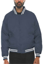 Mens Polyester Windbreaker Bomber Jacket - VacationGrabs