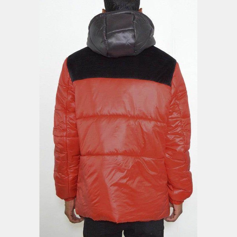 Mens Padded Buffle Puffer Jacket - VacationGrabs
