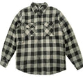 Mens Plaid Quilted Padded Flannel 4 Color Options - VacationGrabs
