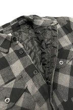 Mens Plaid Quilted Padded Flannel 4 Color Options - VacationGrabs