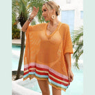 Womens Open Knit Crochet Cover Up - VacationGrabs