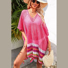 Womens Open Knit Crochet Cover Up - VacationGrabs