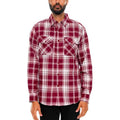 Long Sleeve Flannel Full Plaid Checkered Shirt - VacationGrabs