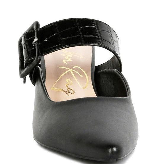 Women's Shoes - Sandals Star Slim Block Heel Mules