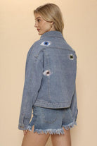 Women's Coats & Jackets Evil Eye denim jacket
