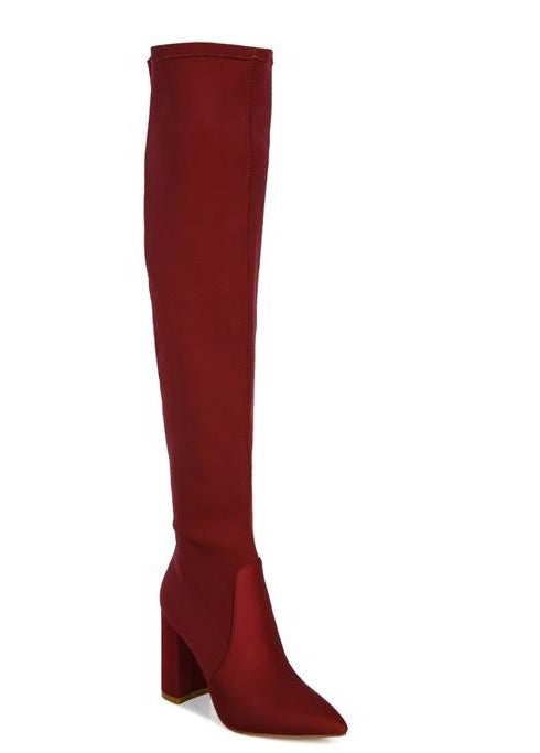 Women's Shoes - Boots Schiffer High Block Heeled Long Boot