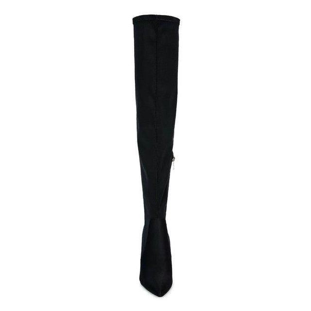 Schiffer High Block Heeled Long Boot - VacationGrabs
