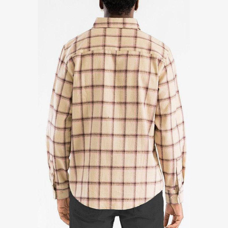 Long Sleeve Flannel Full Plaid Checkered Shirt - VacationGrabs