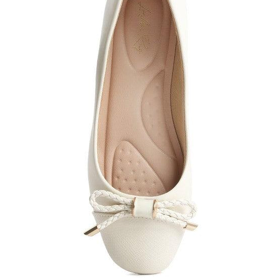 Women's Shoes - Flats Metallic Embellished Flat Ballerinas