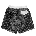 Swimwear - Paisley Bandana Print Swimming Shorts - VacationGrabs