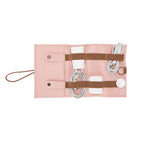 Premium Leather Cable Organizer Travel Pouch