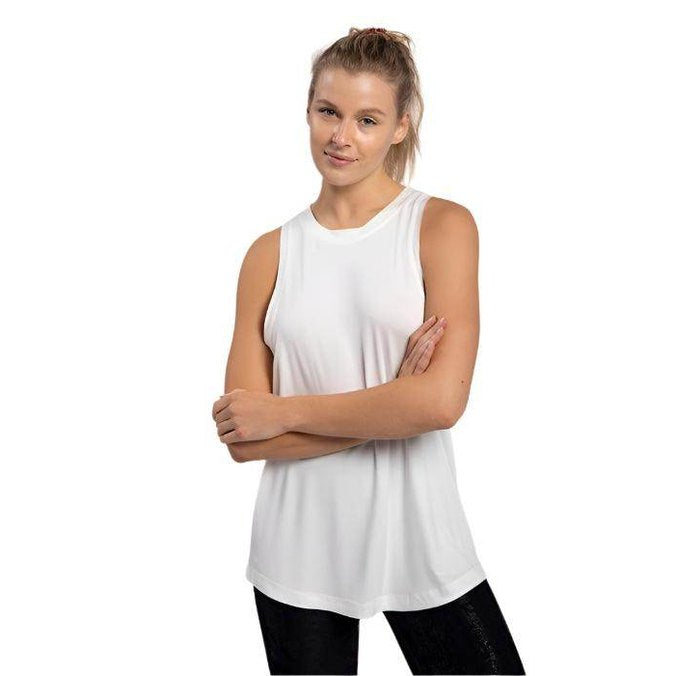 Womens Raw Edge Flow Tank Top - VacationGrabs