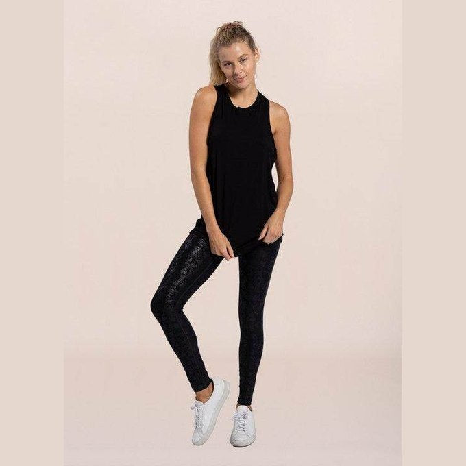 Womens Raw Edge Flow Tank Top - VacationGrabs