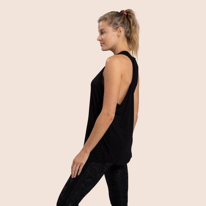 Womens Raw Edge Flow Tank Top - VacationGrabs