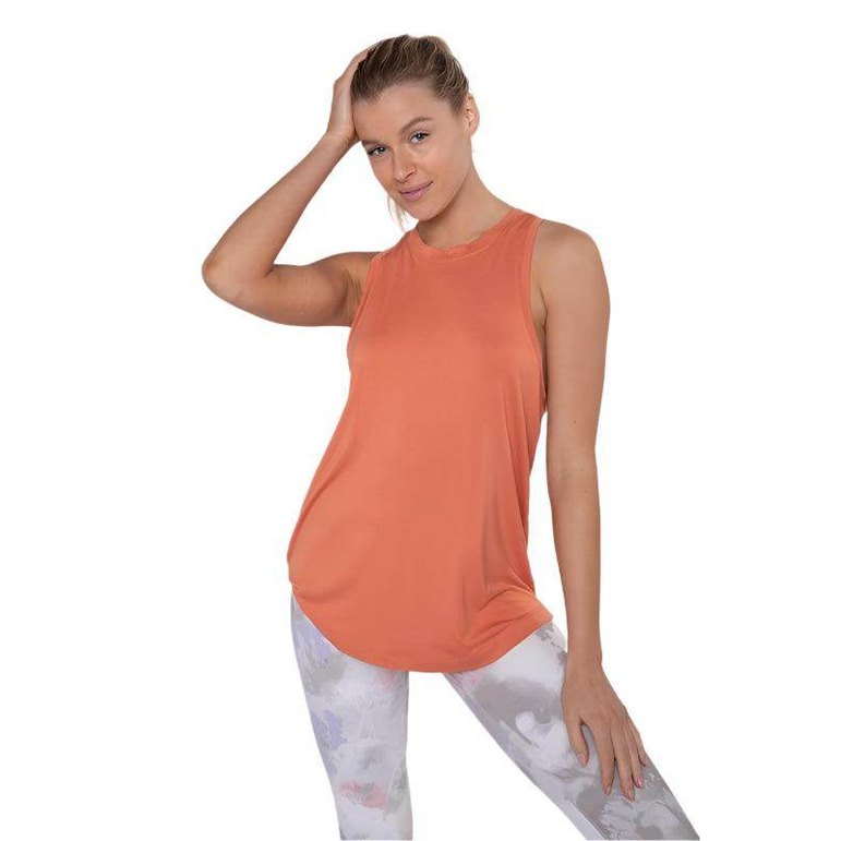 Womens Raw Edge Flow Tank Top - VacationGrabs