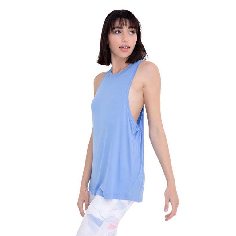 Womens Raw Edge Flow Tank Top - VacationGrabs