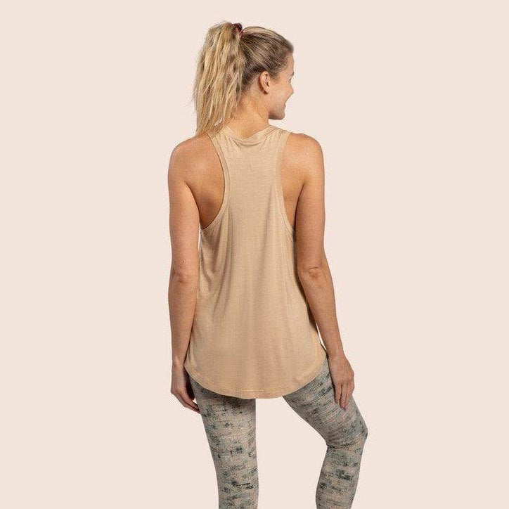 Womens Raw Edge Flow Tank Top - VacationGrabs