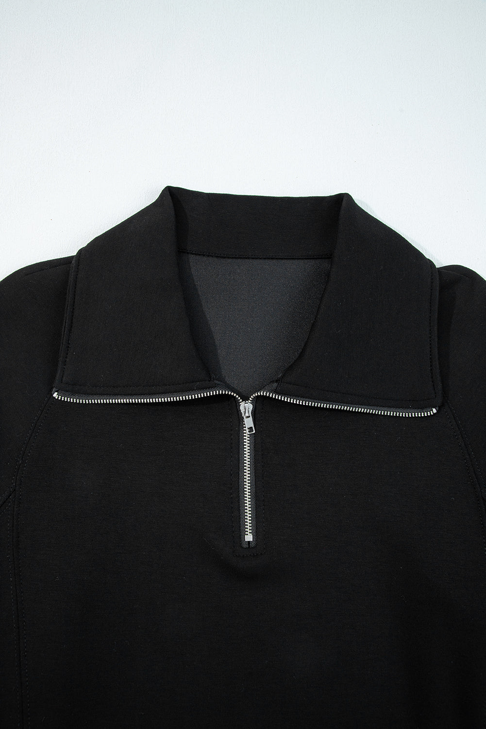 Ensemble pull col zippé et pantalon à cordon de serrage