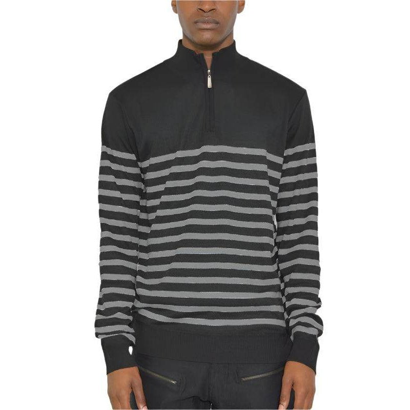 Mens Sweater Quarter Zipper Pullover - VacationGrabs