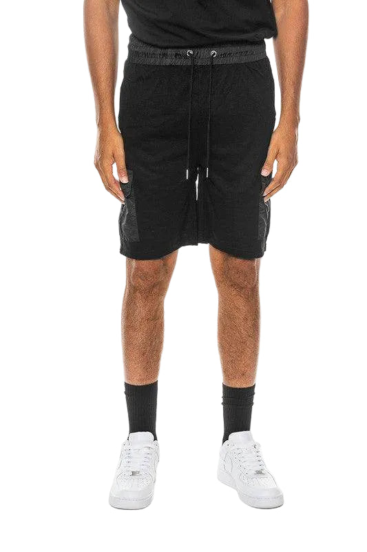 Mens Heathered Light Weight Slub Shorts - VacationGrabs